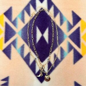 Gold Plated Western Necklace, NEW WITH TAGS